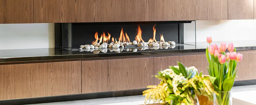 Double-height Fireplace Design Refurbishment in Onalaska, Wisconsin